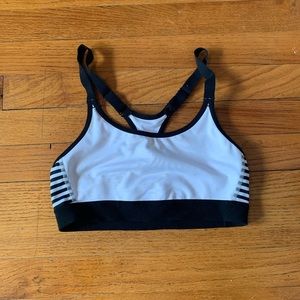 White and Black sports bra C9 by champion